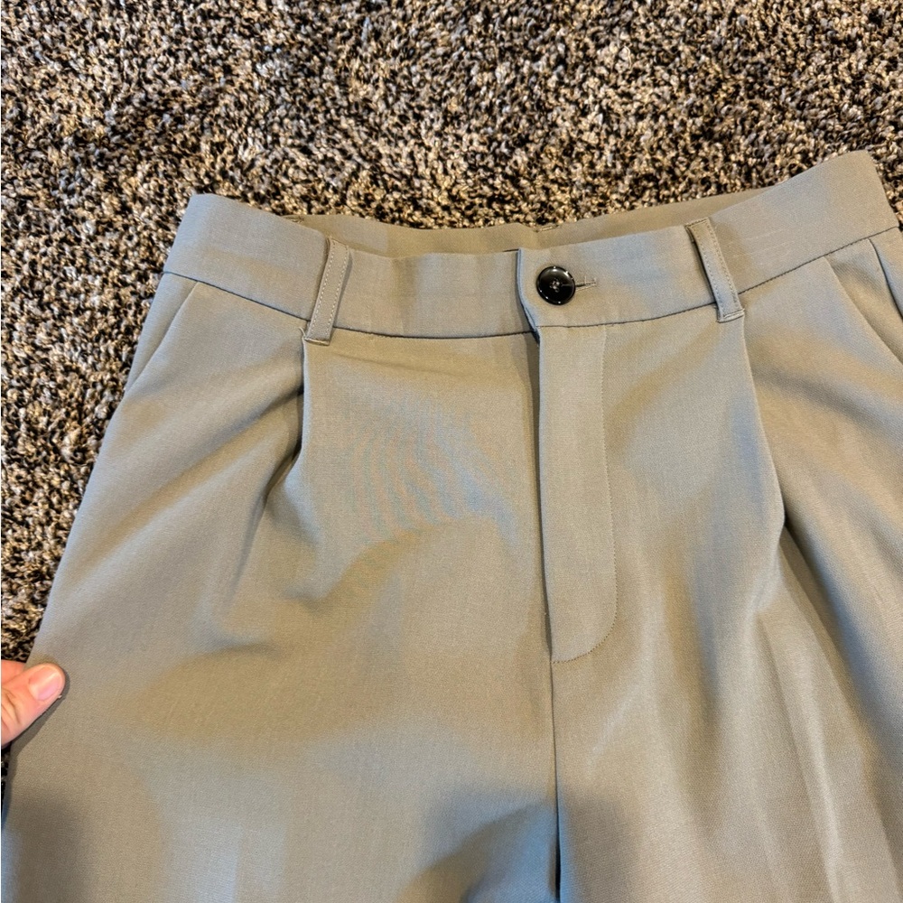 Zara Gray Trousers Size Medium - Picture 2 of 4